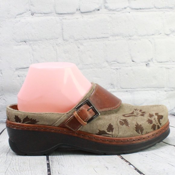 Klogs Shoes - KLOGS Floral Print Slide Mules Clogs Size 9